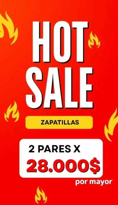 Promo Zapatillas  2 Pares X 28.000$