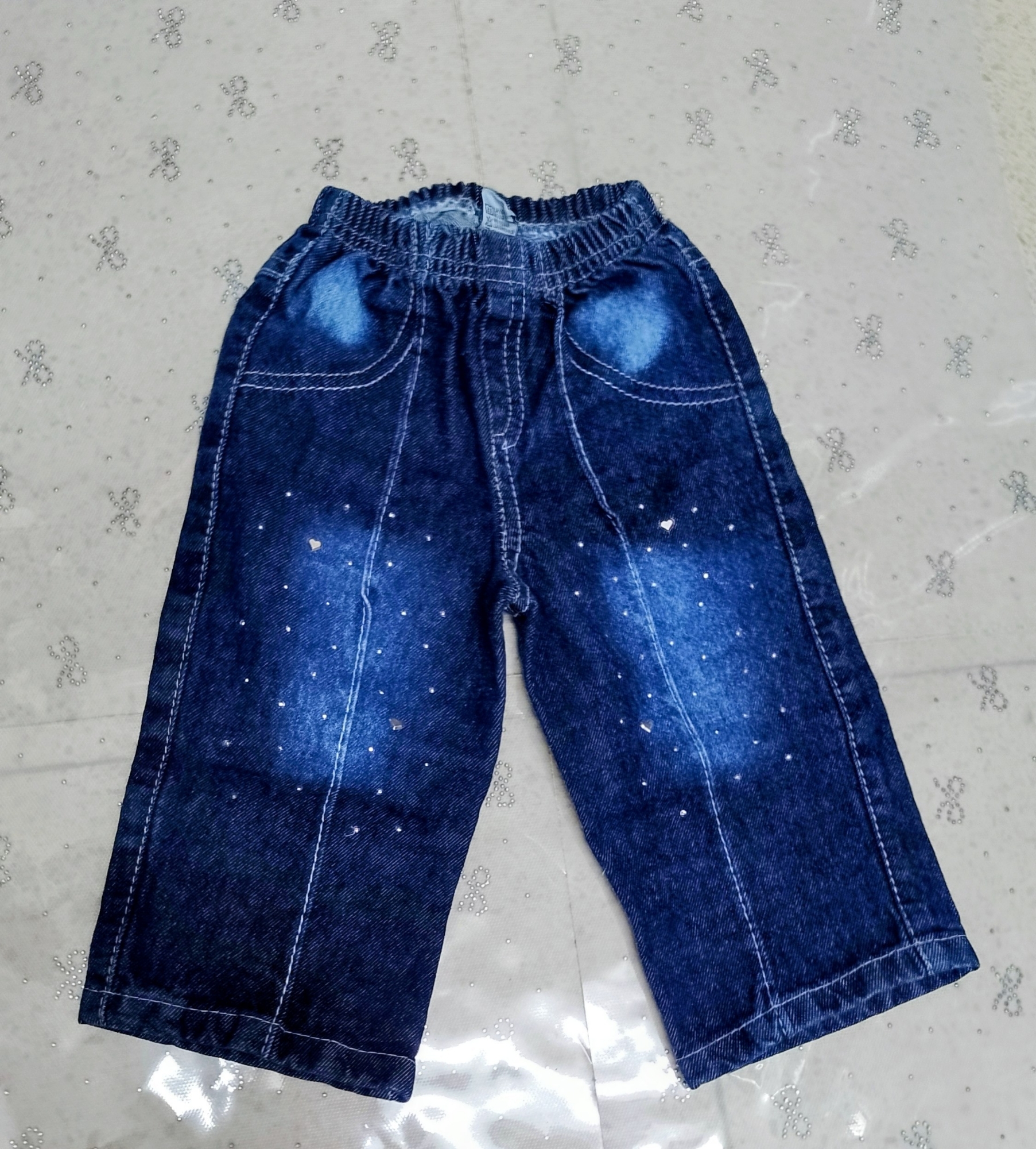 Pantalón Jeans con Brillo - Imagen 2
