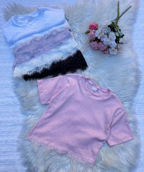 Remera Morley con Estras Nena