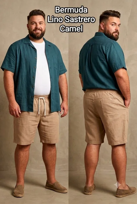 Bermudas de Lino Talles Especiales