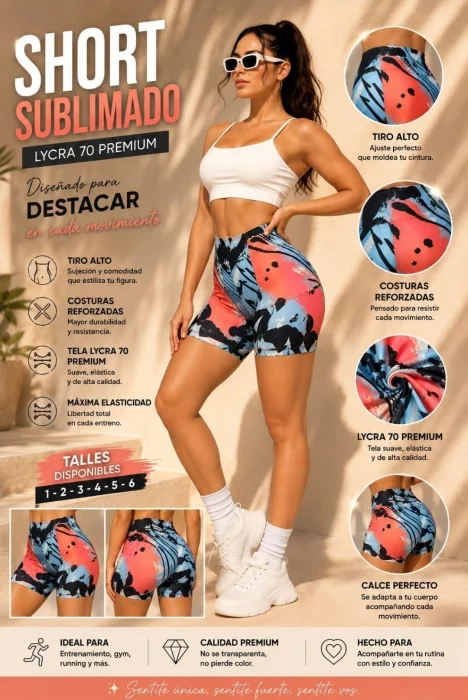 Shorts Sublimido