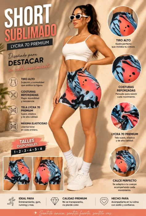 Shorts Sublimido