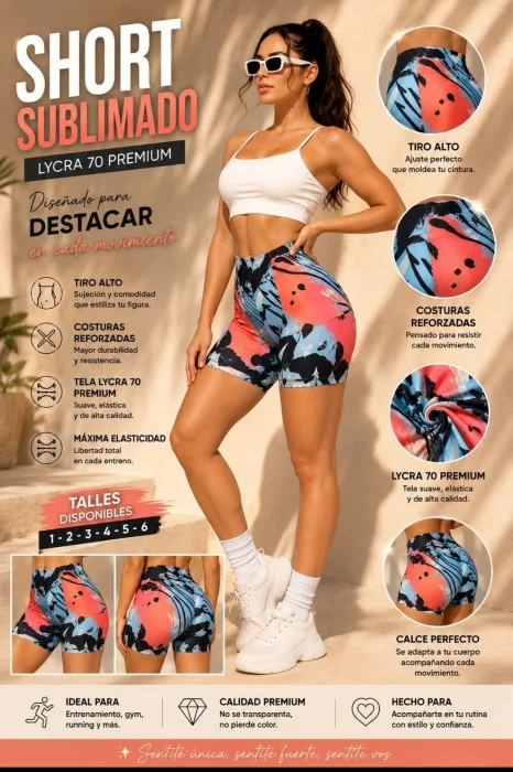 Shorts Sublimido