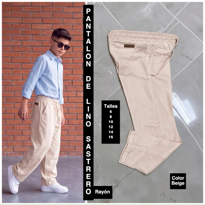 Pantalon de Lino Sastrero Rayon