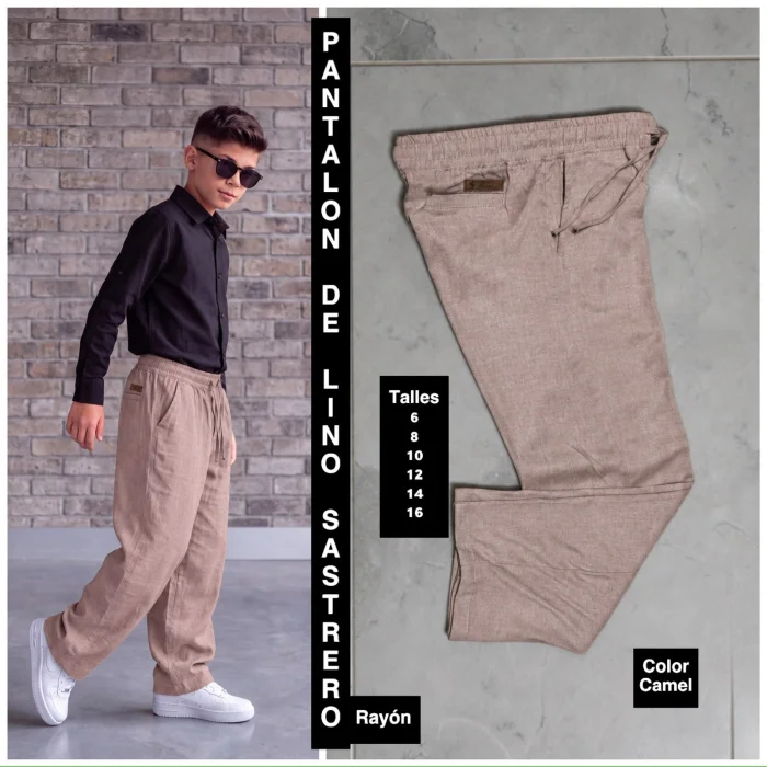 Pantalon de Lino Sastrero Rayon