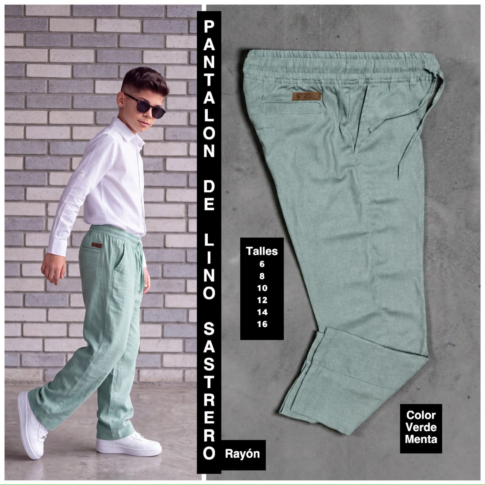 Pantalon de Lino Sastrero Rayon - Imagen 4