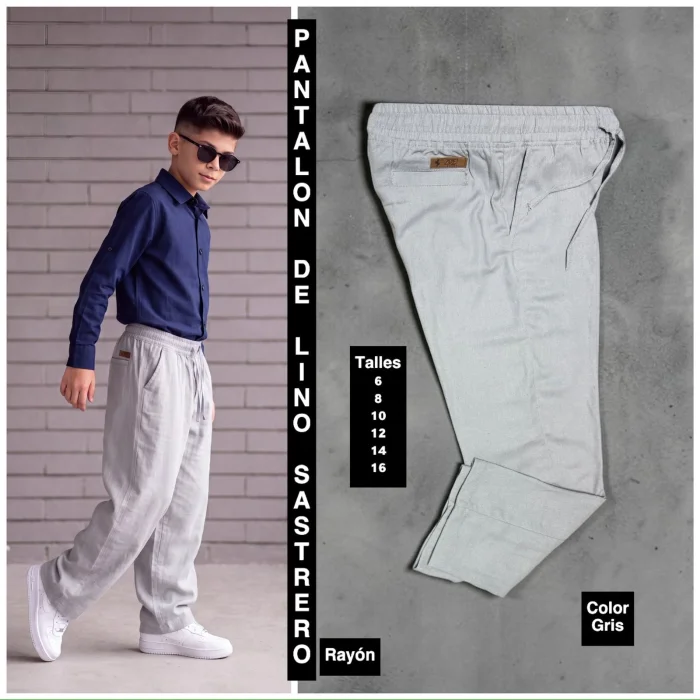 Pantalon de Lino Sastrero Rayon