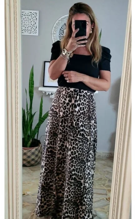 Maxifalda Animal Print