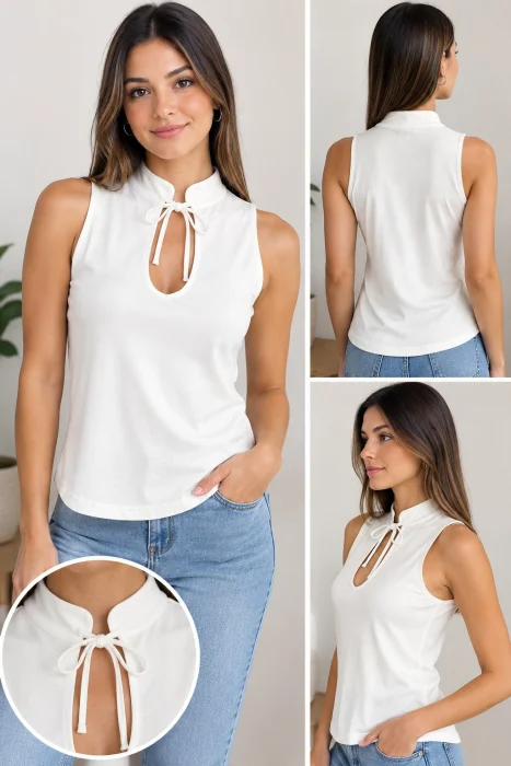 Musculosa Cuello Mao