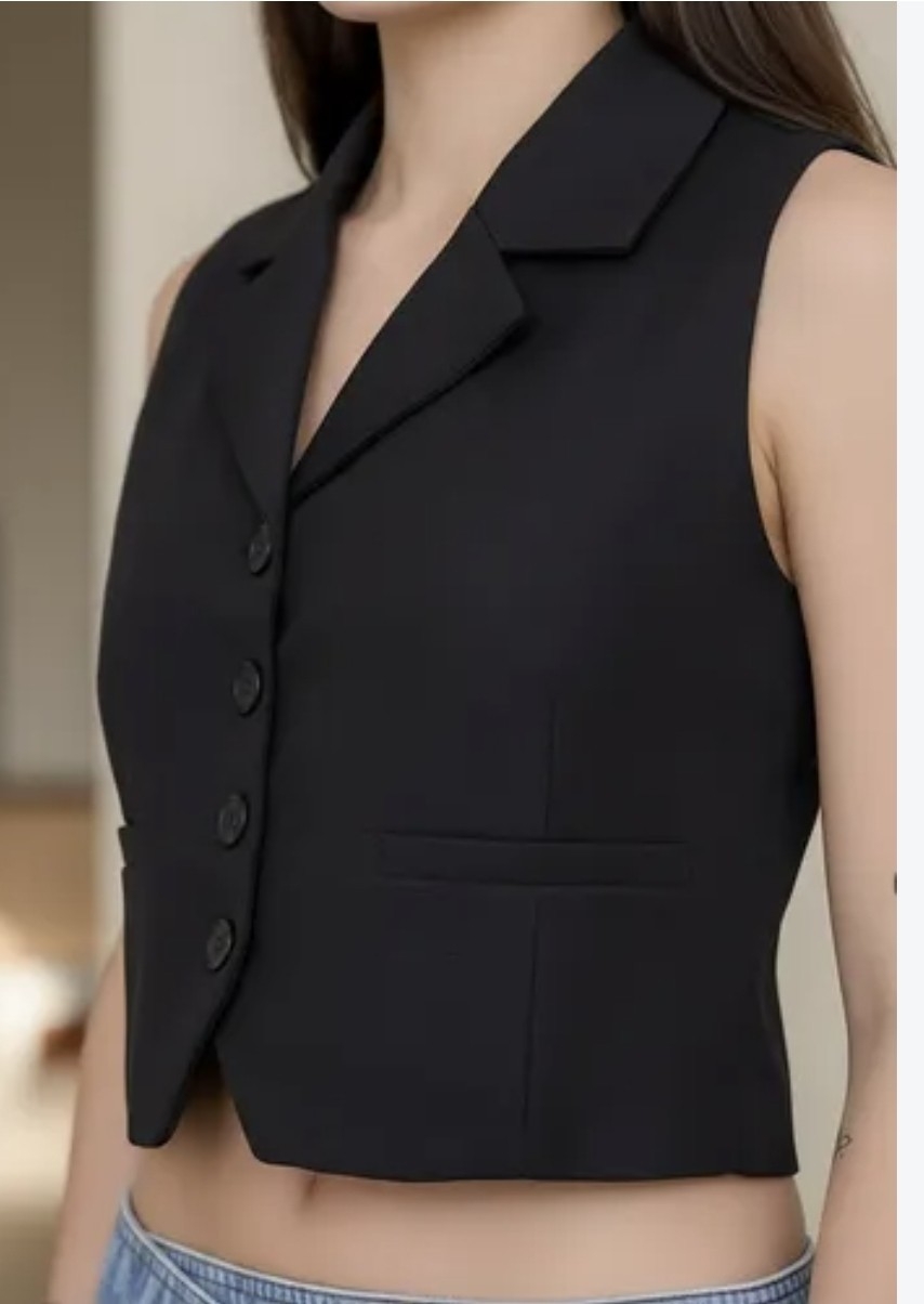 Chaleco Sastrero con Cuello - Imagen 2