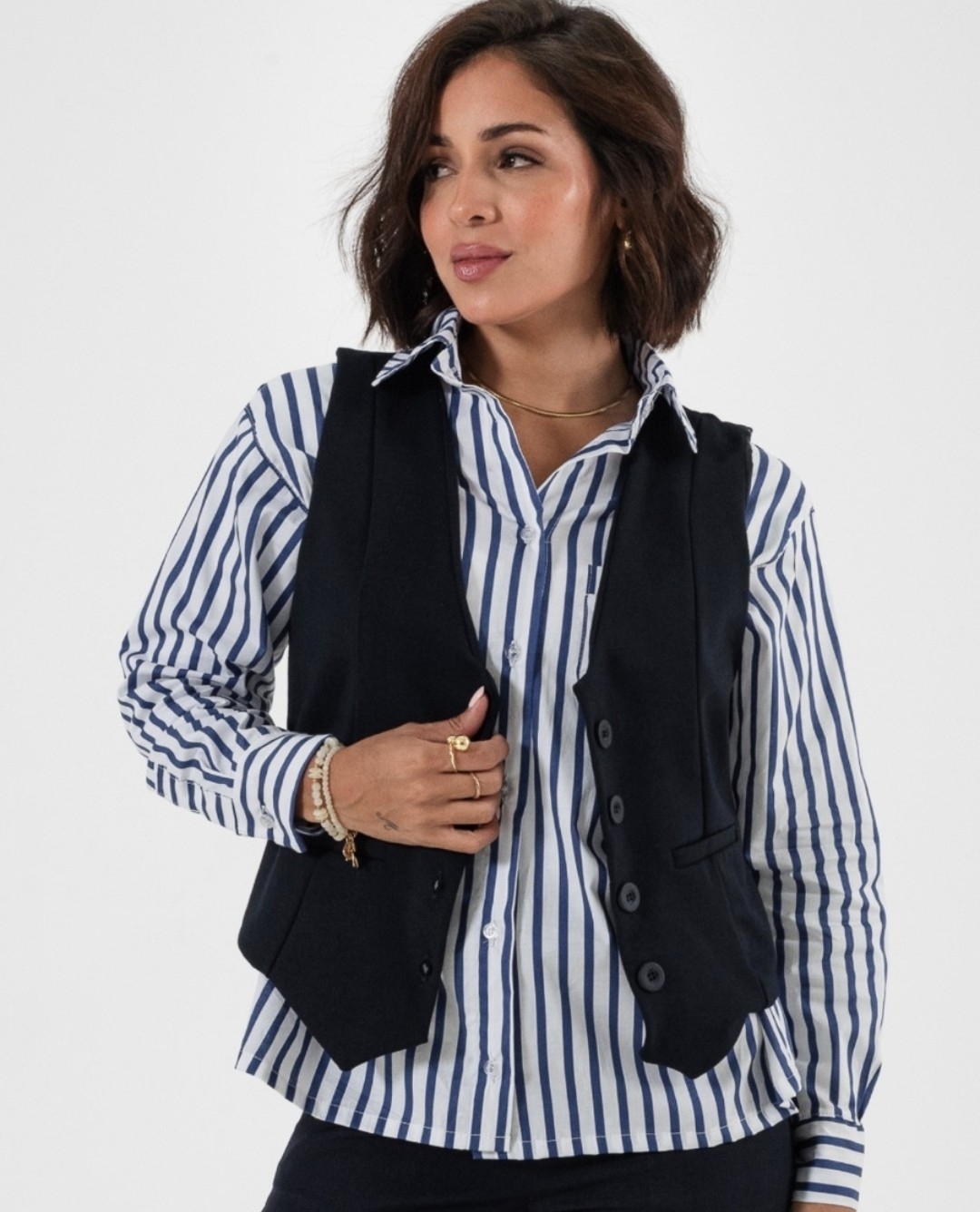 Camisa Poplin  Rayada - Imagen 2