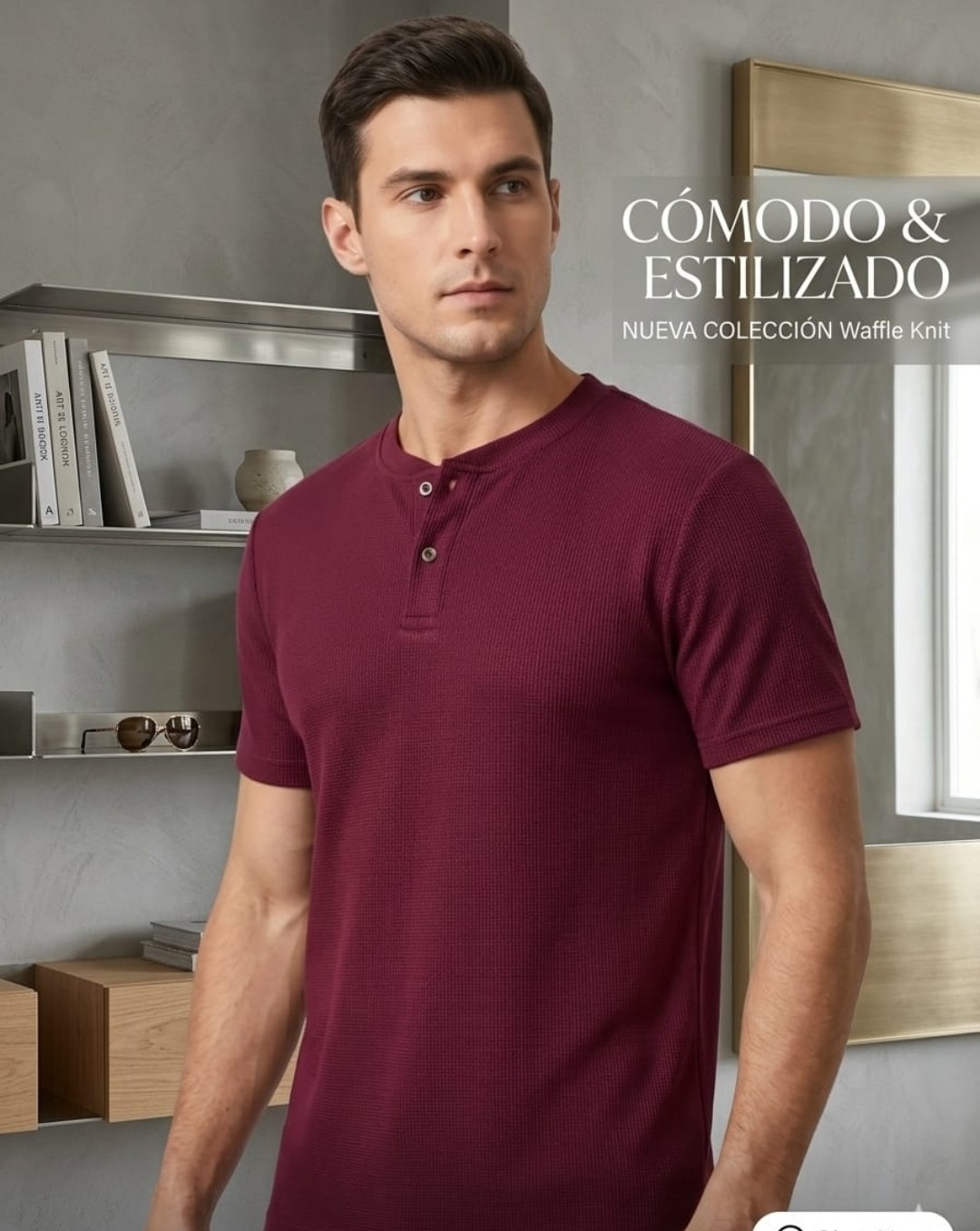 Remeras de Hombre Wafle - Imagen 2