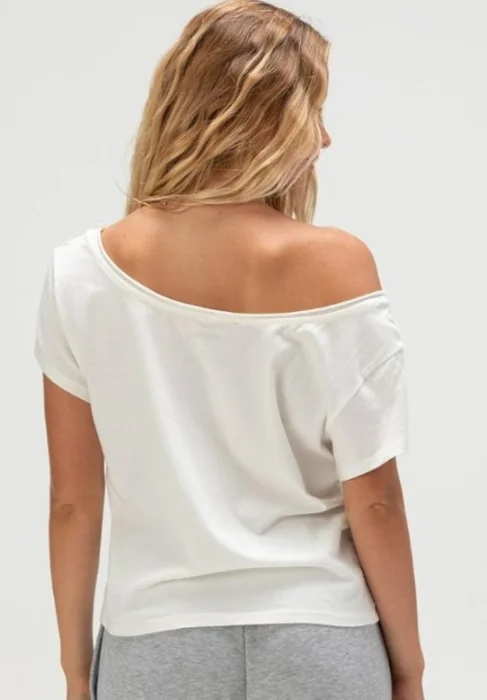 Remeras Corte Hombros Caidos (cuello Bote)