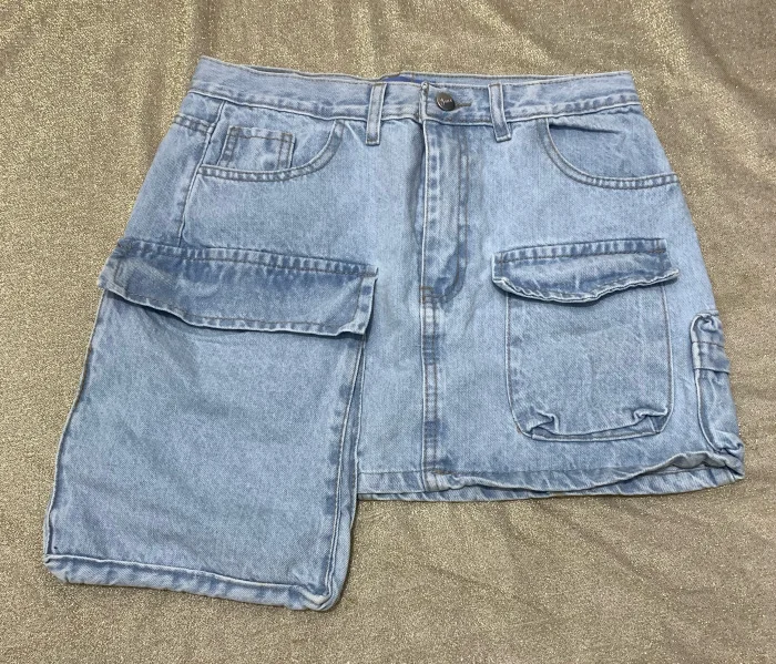Pollera Cargo Jeans