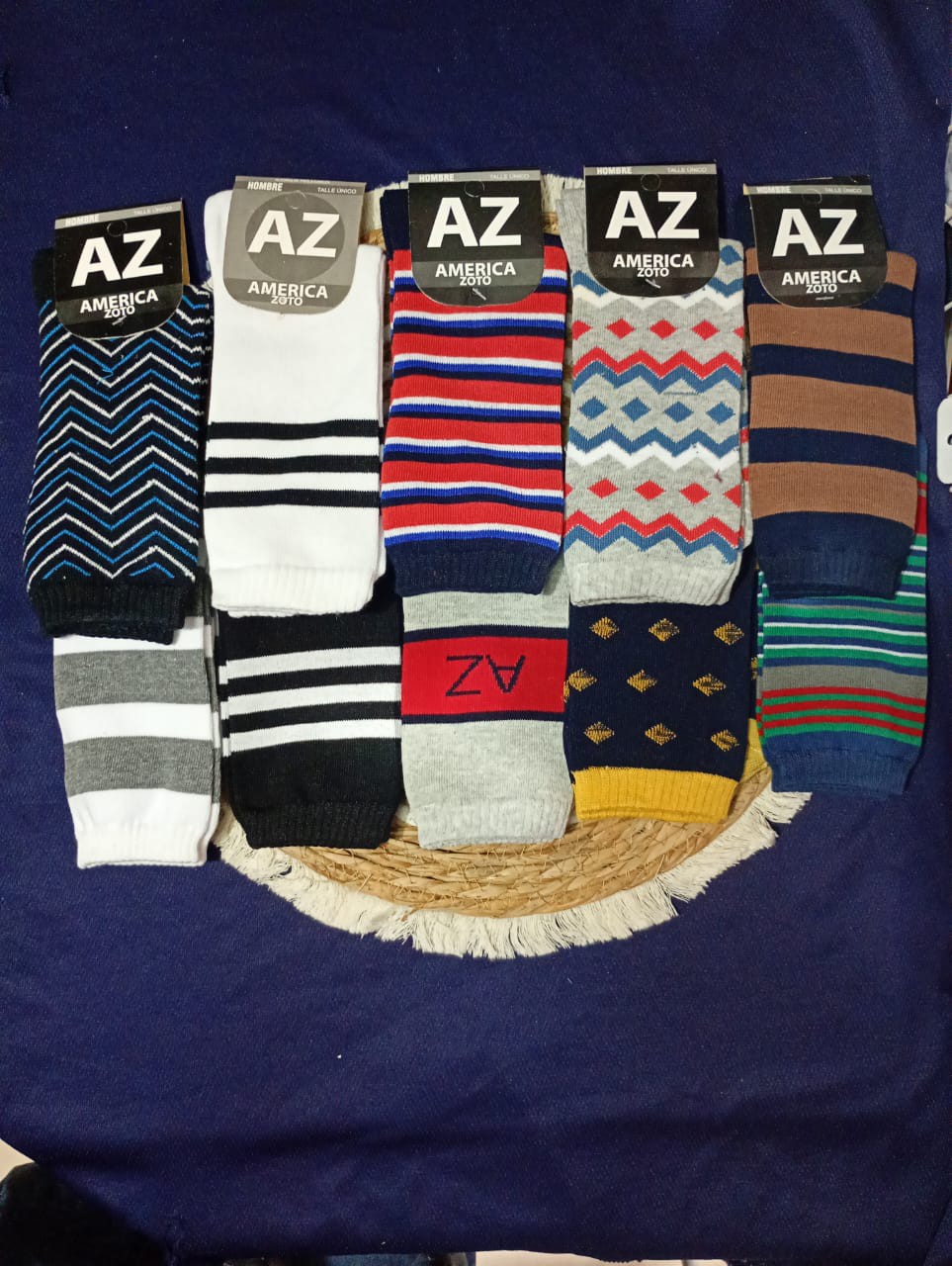 Az Media Caña Estampada de Hombre - Imagen 2