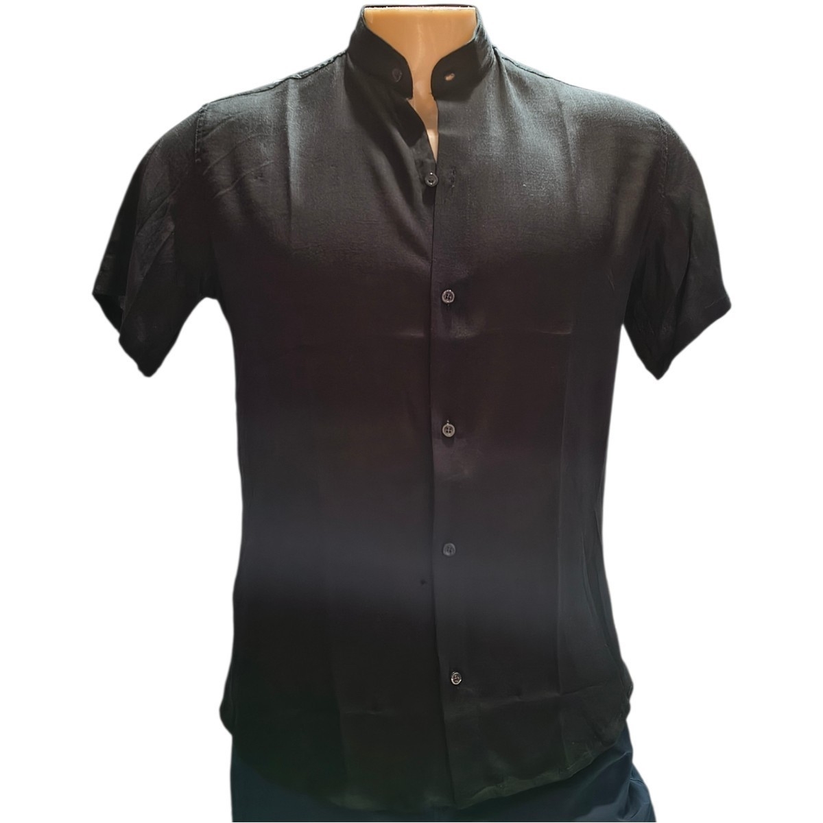 Camisa de Lino Cuello Mao - Imagen 3