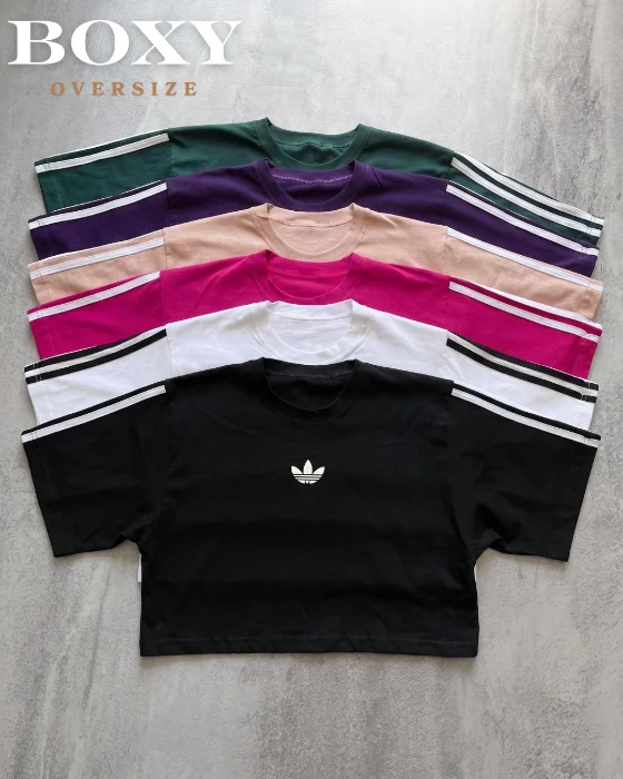 Remera Adi Algodon Boxy Oversize
