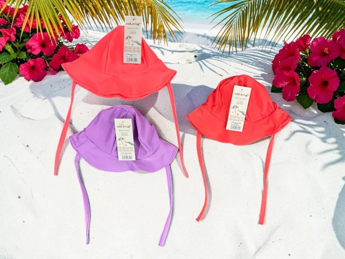 Piluso Liso Uv Nena Naranjo T.(1-2-3)(hasta los 10 Años) Art.59103 (en Bolsa Ziploc)
