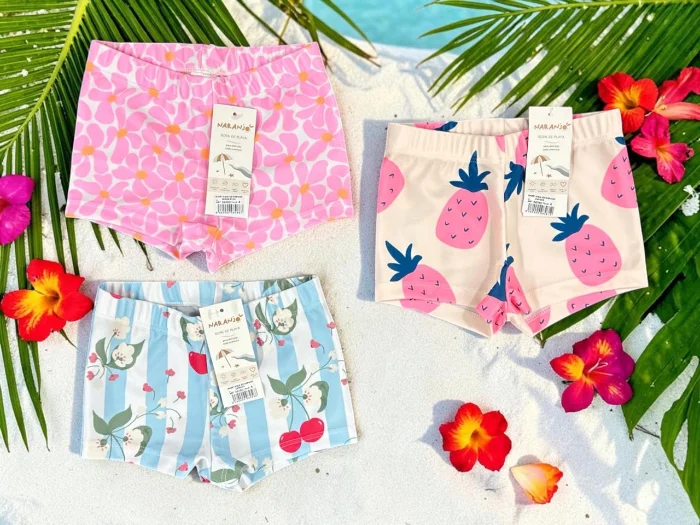 Short Uv Estampado Nena "naranjo" T.(10-12 Años) Art.59360-1 (en Bolsa Ziploc)
