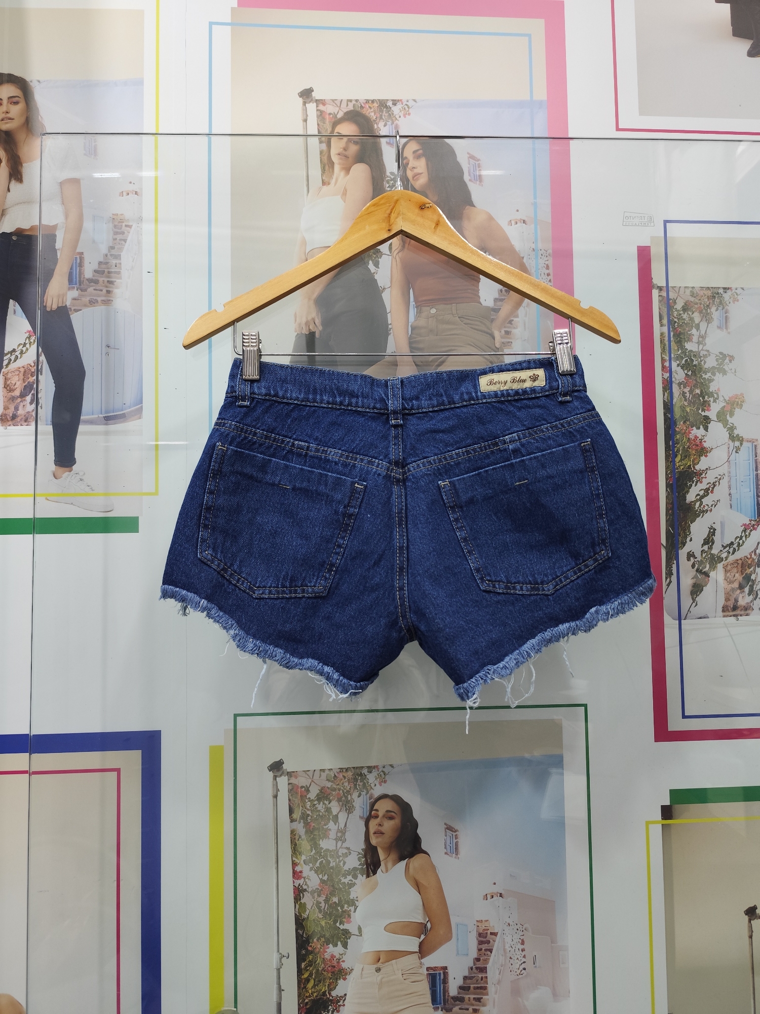 Short Azul Liso - Imagen 2