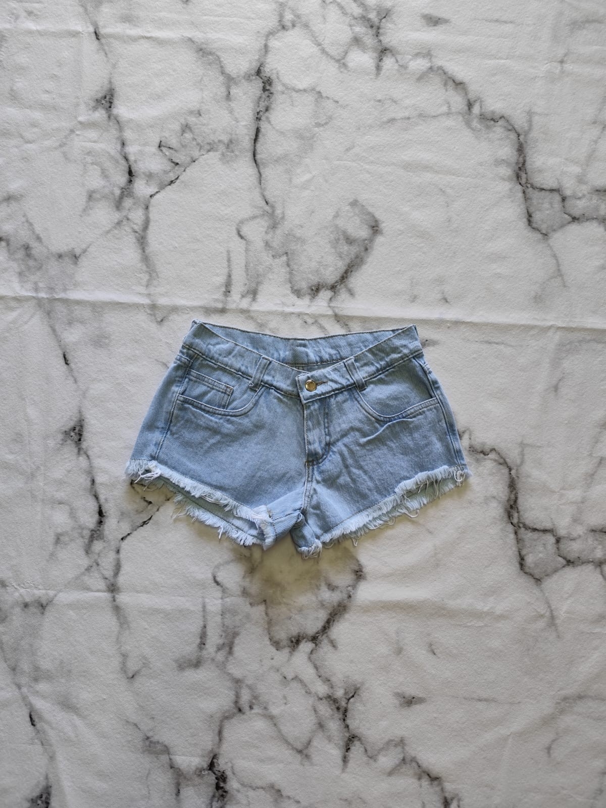 Short Celeste Liso - Imagen 2
