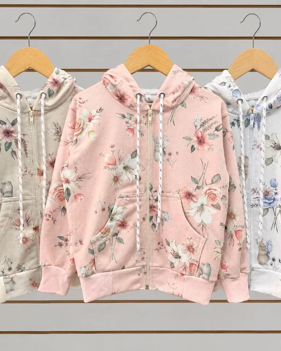 Campera Alg Rústico Estampado- Nena