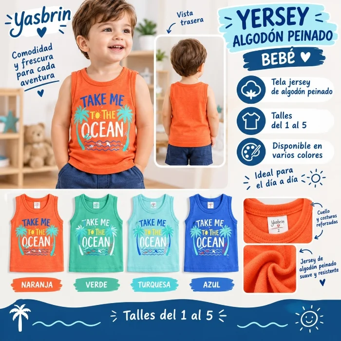 Musculosa Liso Bebe