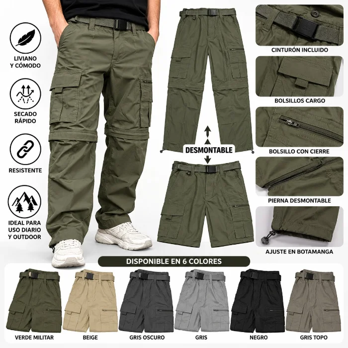 Pantalón Desmontable 2 en 1