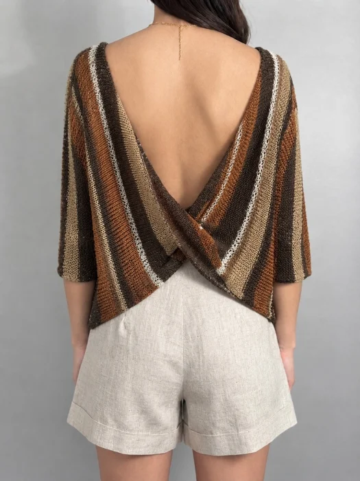 Sweater Nudo Rayado