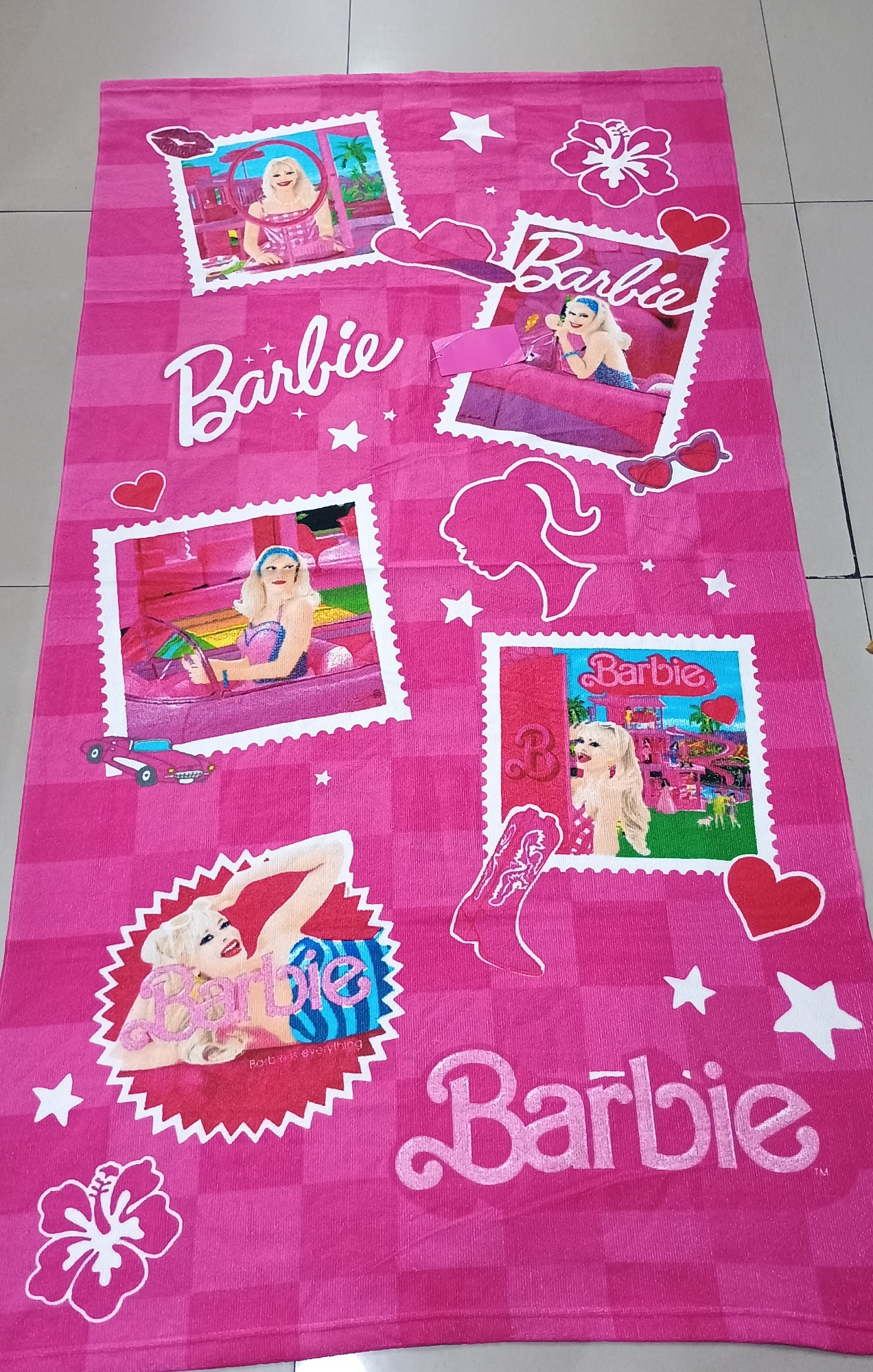 Toallon Playero Personajes Nena - Imagen 5