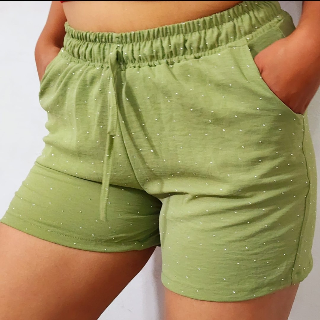 Short con Brillo Strass - Imagen 2