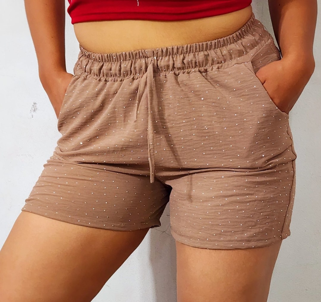 Short con Brillo Strass - Imagen 3