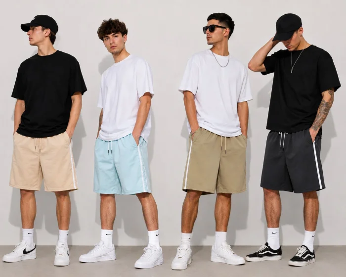 Short Deportivo con Franja Importado
