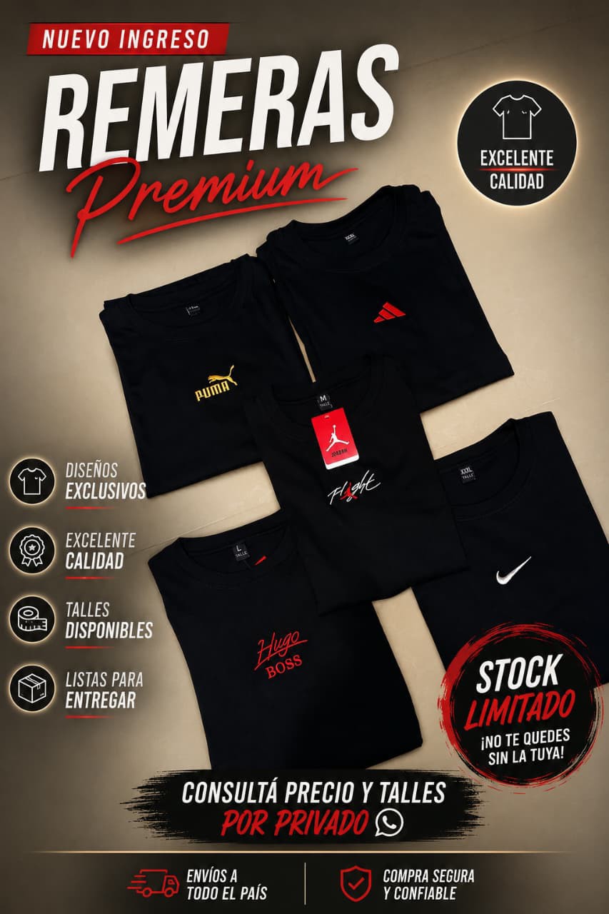 Remeras Premium Jordan - Imagen 3