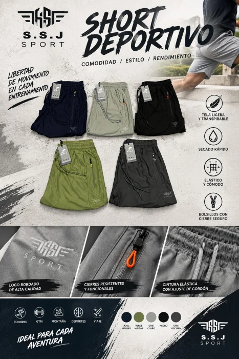 Short Deportivo "ae" Importado