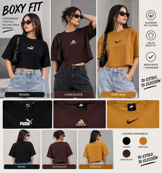 Remeras Boxy Premium
