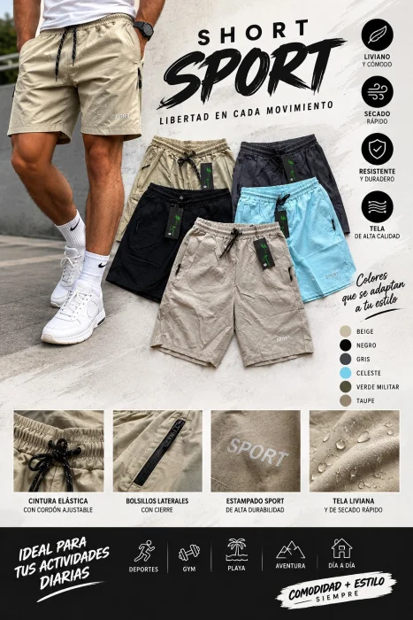 Short Deportivo "sport' Importado