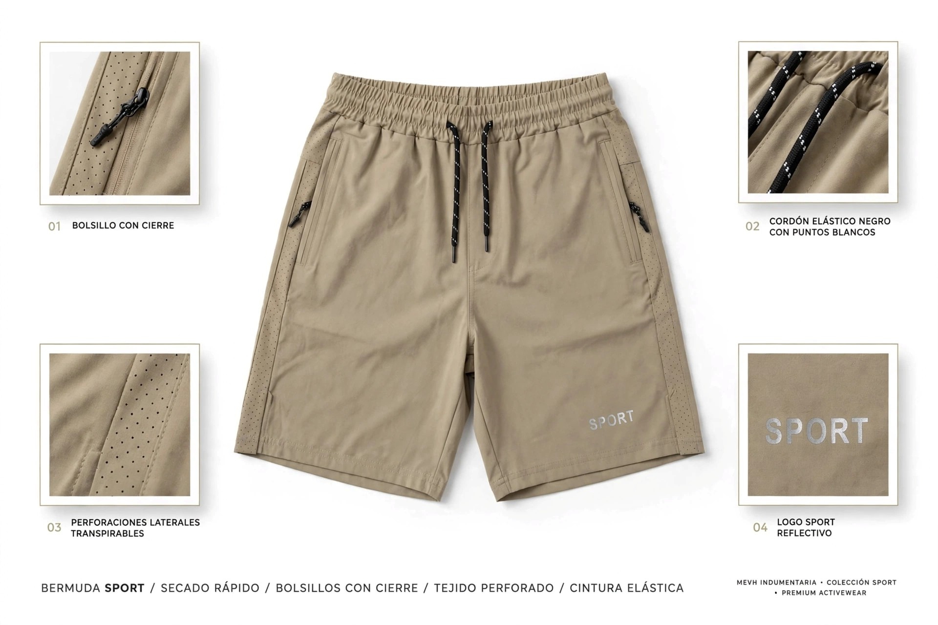 Short Deportivo "sport' Importado - Imagen 2