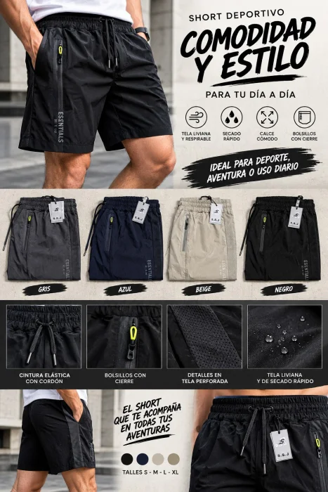 Short Deportivo "essencial" Importado
