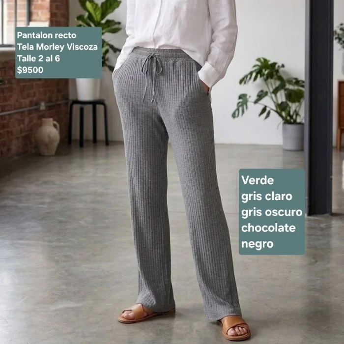 Pantalón Recto Morley Viscoza