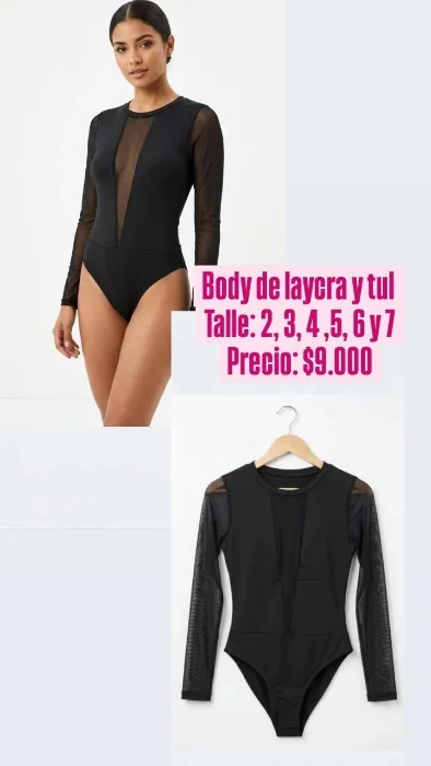 Body Laycra T. 2  al 7