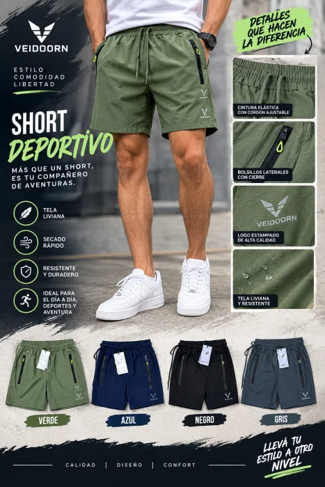 Short Deportivo "v" Importado