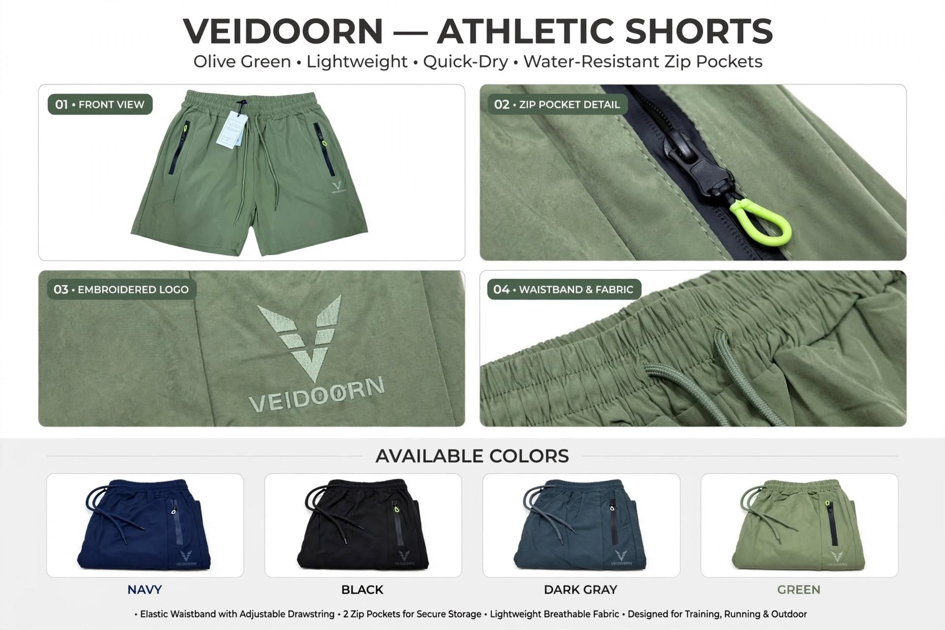 Short Deportivo "v" Importado - Imagen 2
