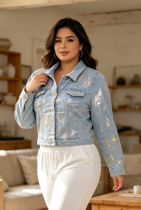 Campera Metalizada