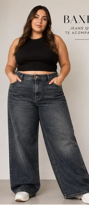 Wideleg Súper Plus Size 56 al 62 Oxido