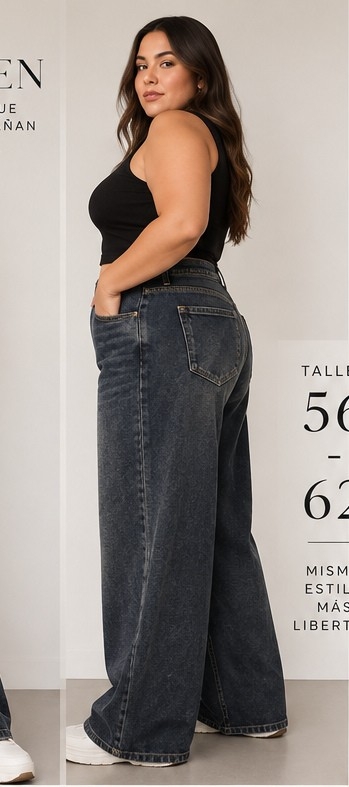 Wideleg Súper Plus Size 56 al 62 Oxido - Imagen 2