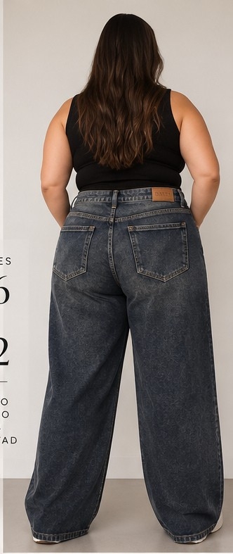 Wideleg Súper Plus Size 56 al 62 Oxido - Imagen 3