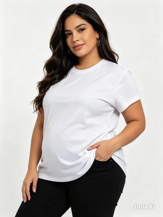 Remera Cuello Redondo Talle Especial