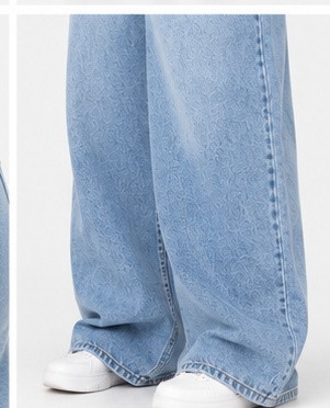 Wideleg Súper Plus Size 56 al 62 Celeste - Imagen 6