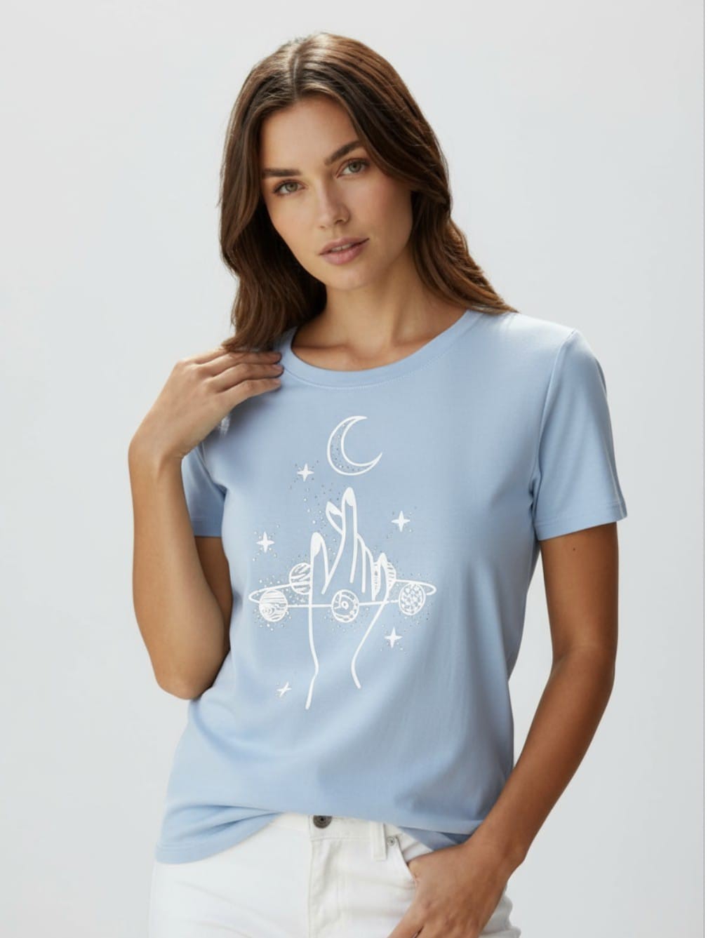 Remera Estampado Brillo - Imagen 2